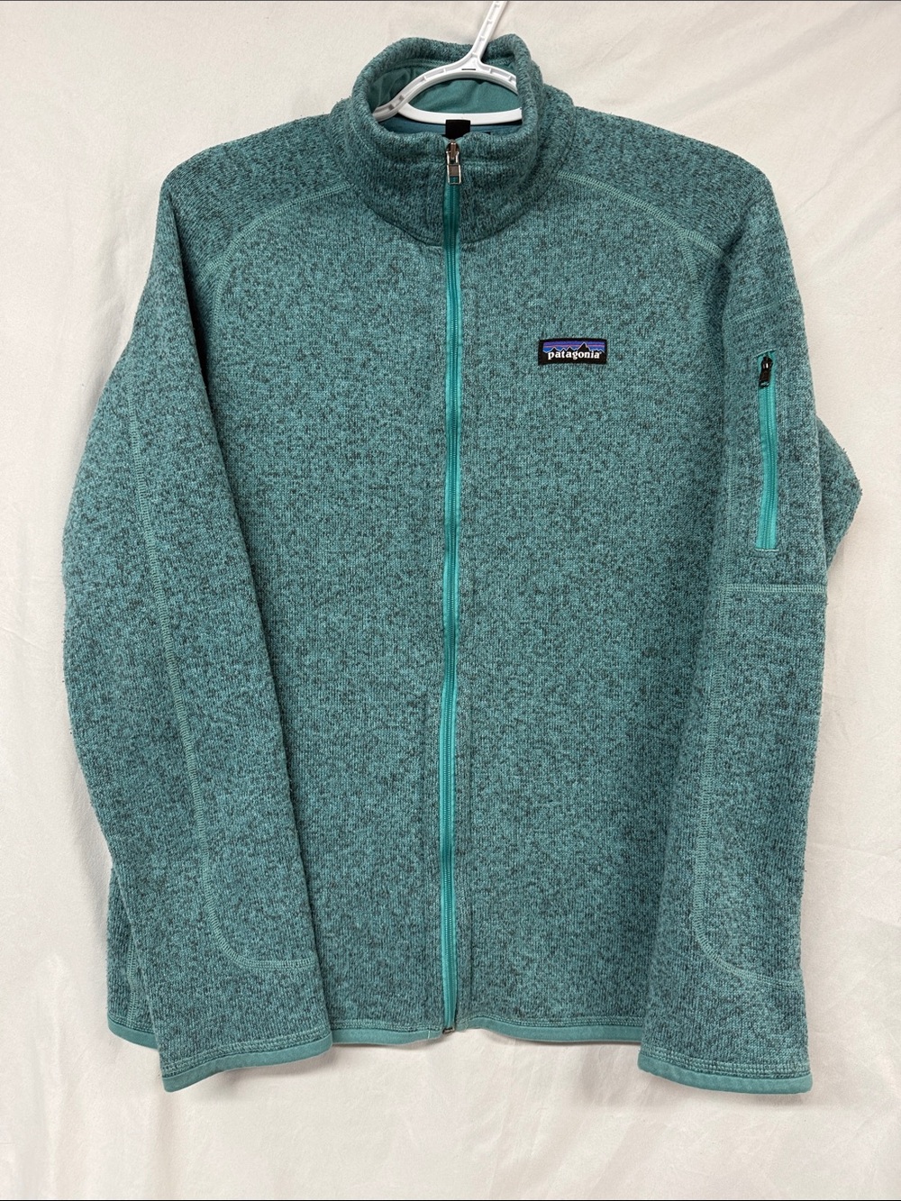 Patagonia Women’s Teal Green Full-Zip Fleece Jacket